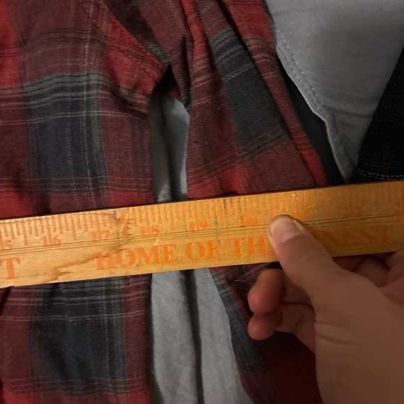 WRANGLER BUTTON FRONT WESTERN SHIRT Men's Size M Red/Black NWOT - Picture 8 of 11